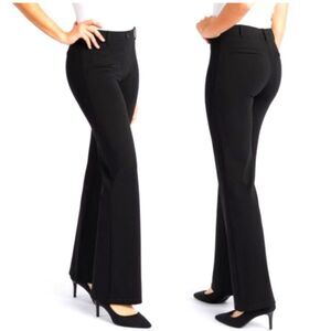 Betabrand Dress Yoga Pants Black Wide Leg Size Petite Medium.